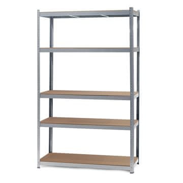 Wiltec Regal 120×50×200 cm brez vijakov – 175kg na polico