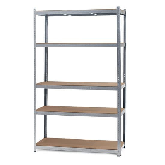 Wiltec Regal 120×50×200 cm brez vijakov – 175kg na polico