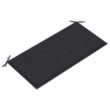 Vidaxl Blazina za vrtno klop antracit 100x50x4 cm oxford tkanina