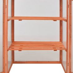 Vidaxl Rastlinjak iz lesa 75x47x109 cm