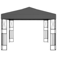 Vidaxl Paviljon 3x3 m antraciten iz blaga