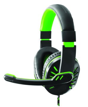 Esperanza EGH330G Slušalke z mikrofonom za igričarje Crow green