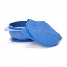 InnoGIO silikonska posoda s pokrovom GIOfresh Owl Blue