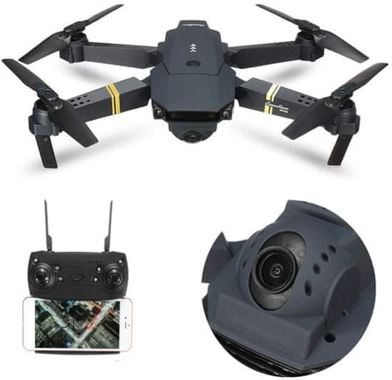 KJB DRON s kamero FHD 1080p + torbica - Na telefonu se lahko gleda kam dron leti - kamera predstavlja vaše oči na dronu!