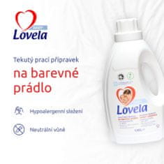 Lovela Baby tekoči detergent, 1,45 l/16 odmerkov pranj, barvno perilo