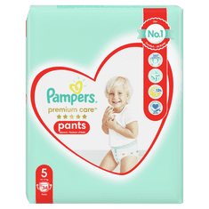 Pampers hlačne plenice Premium Care Pants 5 (12-17 kg) Junior 34 kos