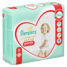 hlačne plenice Premium Care Pants 6 (15+ kg) Extra Large 31 kosov