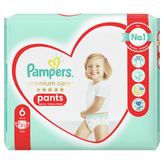 Pampers hlačne plenice Premium Care Pants 6 (15+ kg) Extra Large 31 kosov