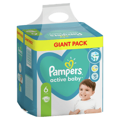 Pampers plenice Active Baby 6 Extra Large (13-18 kg) 56 kosov