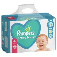 Pampers plenice Active Baby 4 Maxi (9-14 kg) 90 kosov