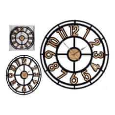 Gift Decor Stenska ura Brown Black Metal MDF (60 x 4 x 60 cm)