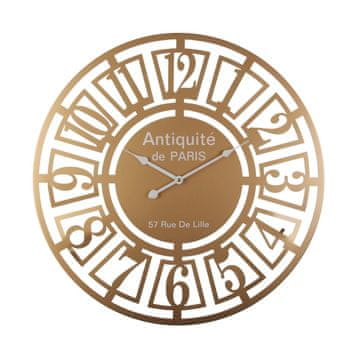 Versa Stenska ura Versa Golden Metal (60 x 60 x 5 cm)