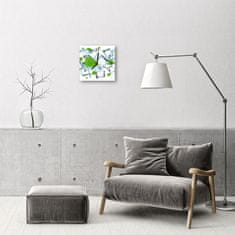 tulup.si Steklena kvadratna ura Meta sladoled 30x30 cm Črne kazalke