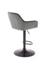 Halmar Barski stol H-103 - sivo/črn