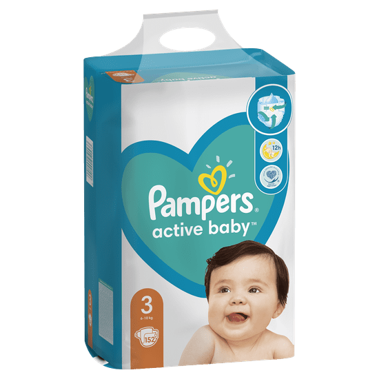 Pampers plenice Active Baby Mega Pack velikost 3 152 kosov 6