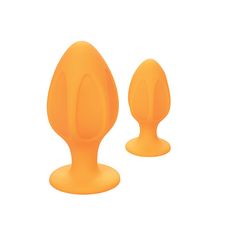 California Ex Novel Analna čepa "Cheeky Buttplug" - oranžna (R14380or)