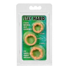 Scala Playhouse Set erekcijskih obročkov "Stay hard" (R4357)