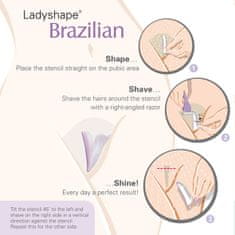 Ladyshape Komplet za intimno frizuro - "Ladyshape Brazil" (R23712)