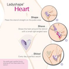 Ladyshape Komplet za intimno frizuro - "Ladyshape Heart" (R23714)