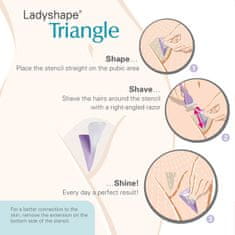 Ladyshape Komplet za intimno frizuro - "Ladyshape Triangle" (R23713)