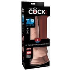 Pipedream Dildo z modi "King Cock Plus Triple Density" - 20 cm (R21349)