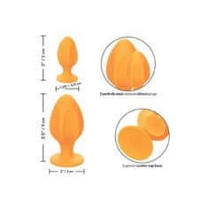 California Ex Novel Analna čepa "Cheeky Buttplug" - oranžna (R14380or)
