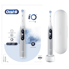 Oral-B iO Series 6 magnetna zobna ščetka, siva