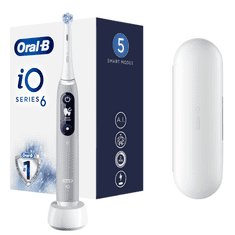 Oral-B iO Series 6 magnetna zobna ščetka, siva