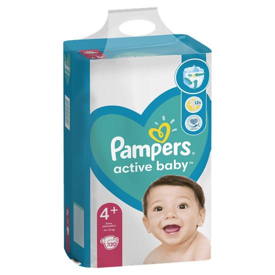 Pampers plenice Active Baby Mega Pack Velikost 4 120 kosov 10