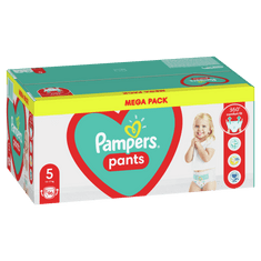 Pampers hlačne plenice Pants 5 (12-17 kg) Junior Mega Box 96 kosov