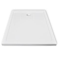 Vidaxl Pravokotna ABS tuš kad 80x100 cm