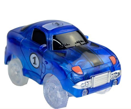 Zaparevrov Nadomestni avto za osvetljeno avtomobilsko stezo 7 cm modri