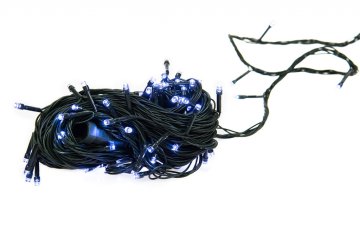 za nekaj evrov Božične lučke 50 LED 5+1,5 m bele barve