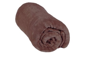 Zaparevrov Mikroflanelna odeja, velikost 200x220 cm, temno rjava