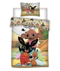 Detexpol Bombažna posteljnina za otroško posteljico Bunny Bing 100 x 135 cm
