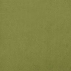 Vidaxl Stolček za noge svetlo zelen 78x56x32 cm žamet