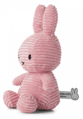 Bon Ton Toys Miffy Corduroy zajček mehka igrača, 23 cm, roza