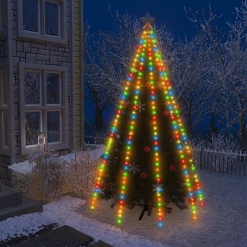 Vidaxl vidaXL Niz luči za božično drevo, 400 barvnih LED diod, 400 cm