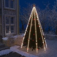 Greatstore Lučke za novoletno jelko 400 LED lučk hladno bele 400 cm