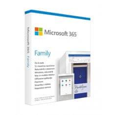 Microsoft 365 Family programska oprema, Mac/Win, slovenski, 1 letna naročnina