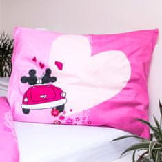 Jerry Fabrics Mickey a Minnie Love mikro