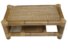 Bambus miza, klubska mizica, miza, coffe table za v dnevno sobo, bambus naravni, mere približno 90x55x60 cm