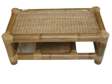 Bambus miza, klubska mizica, miza, coffe table za v dnevno sobo, bambus naravni, mere približno 90x55x60 cm