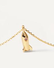 PDPAOLA Originalna pozlačena ogrlica za mamo in hčerko INFINITY & BEYOND zlata CO01-189-U (verižica, obesek)