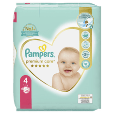 Pampers Premium Care plenice, vel. 4, 9 kg–14 kg, 34 kosov