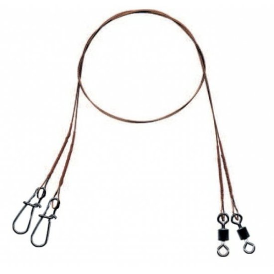 Mistrall Jeklena žična vrv za lov na plenilce 7 x 7 različica: 30 cm/12 kg, 2 kosa/paket