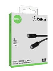 Belkin Boost Charge kabel, USB-C v USB-C, črn, 1 m
