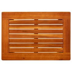 Vidaxl Vrtna klubska mizica 50x35x36 cm trden akacijev les