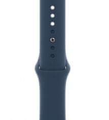 Apple Watch SE pametna ura, 40 mm, srebrno aluminijasto ohišje z modrim športnim paščkom - kot nov
