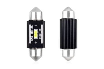 AMIO LED žarnice CANBUS 1 SMD UltraBright 1860 Festoon suit 36mm White 12V/24V